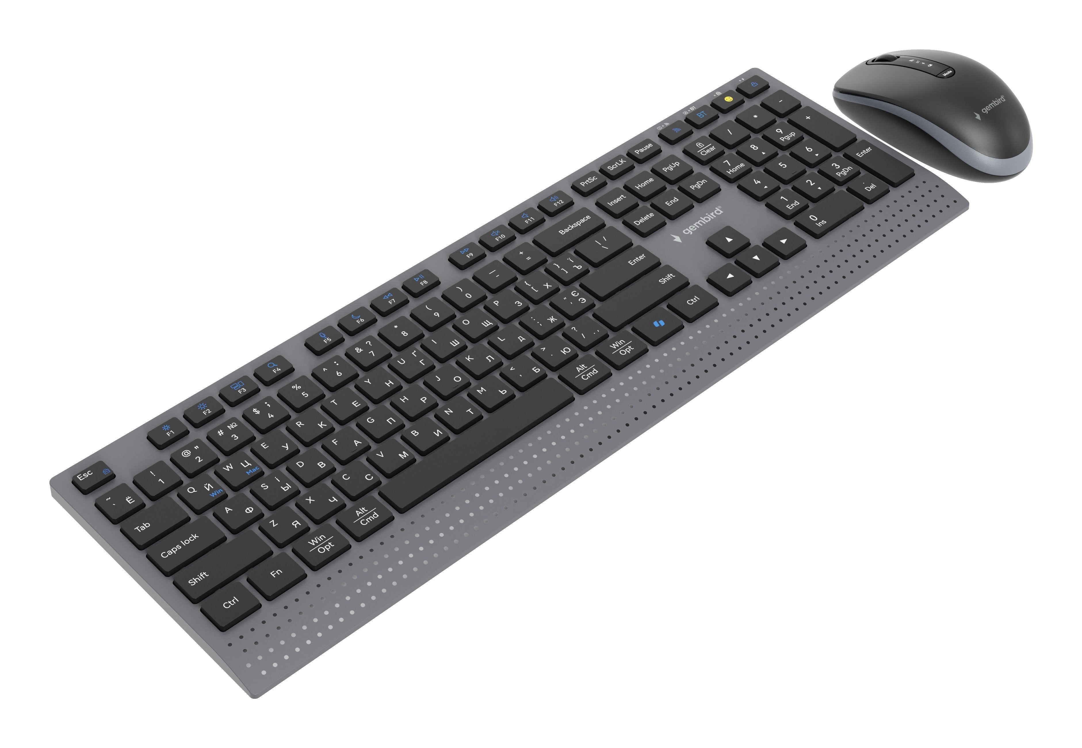 Keyboard +Mouse Wrl Cyrillic/Bk Kbs-Wps-02-Cyrl Gembird