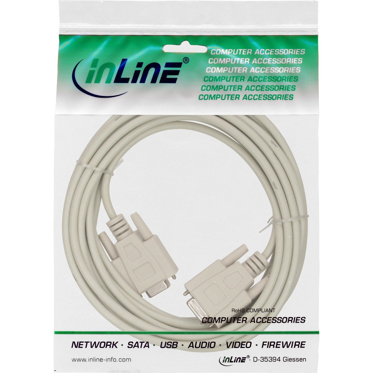 Cable Null Modem Inline Db9 Hembra A Hembra 2m