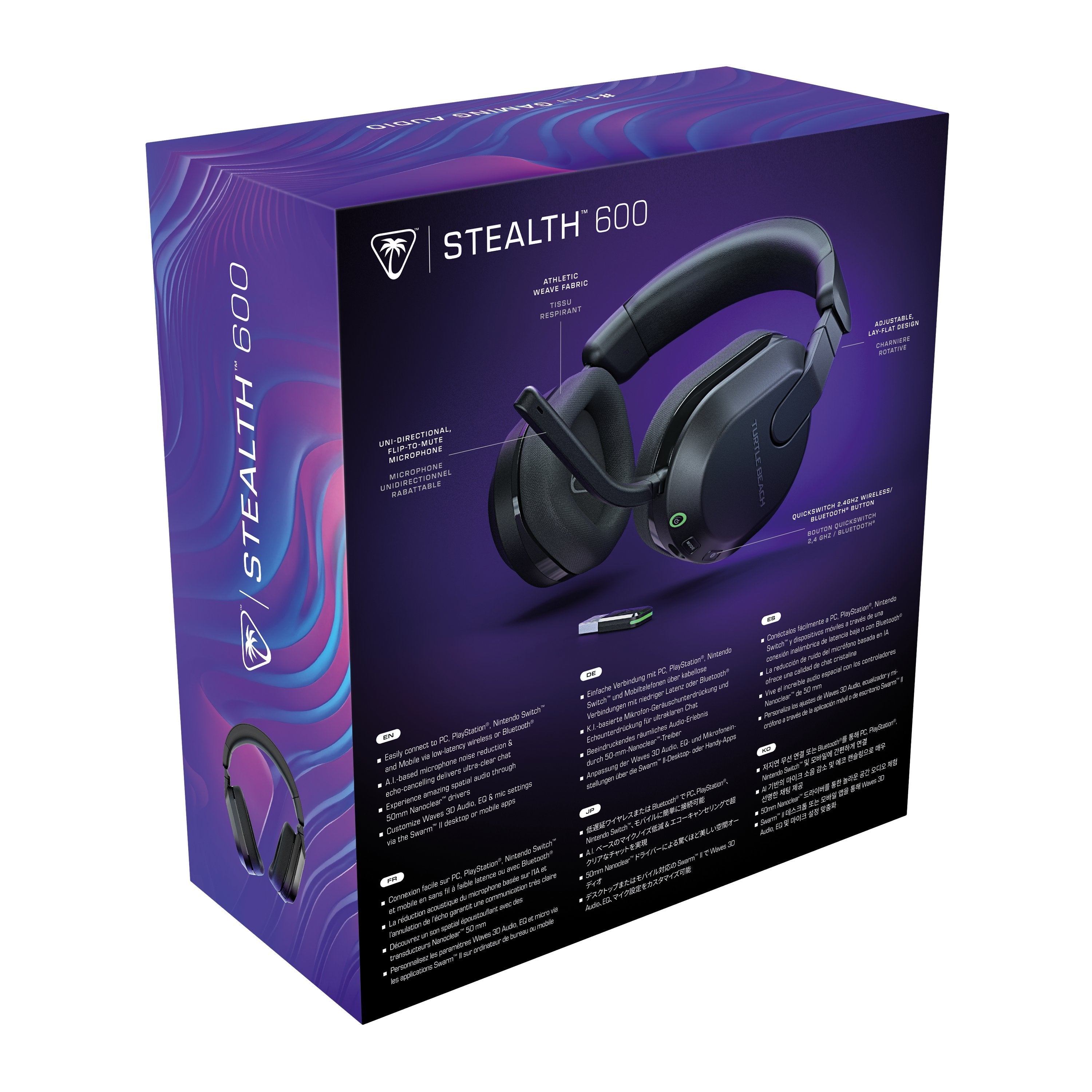 Auriculares Turtle Beach Stealth 600 Gen 3  Bluetooth Negro
