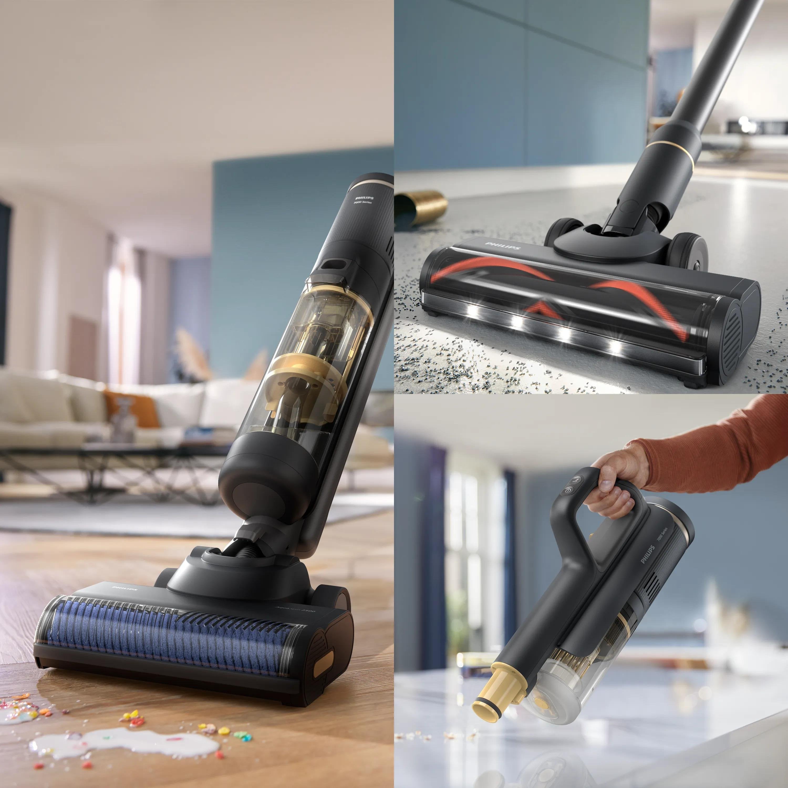 Vacuum Cleaner Philips Xw7264/11 Dry&Wet 3-In-1 Stick Vacuum Black Bagless Battery  4.5 Kg Xw7264/11