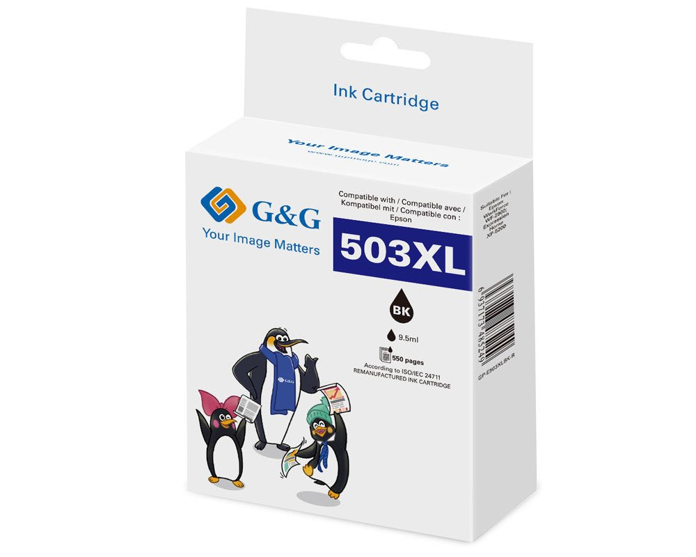 G&G Tintencartuchon Compatible Epson 503xl -Negro