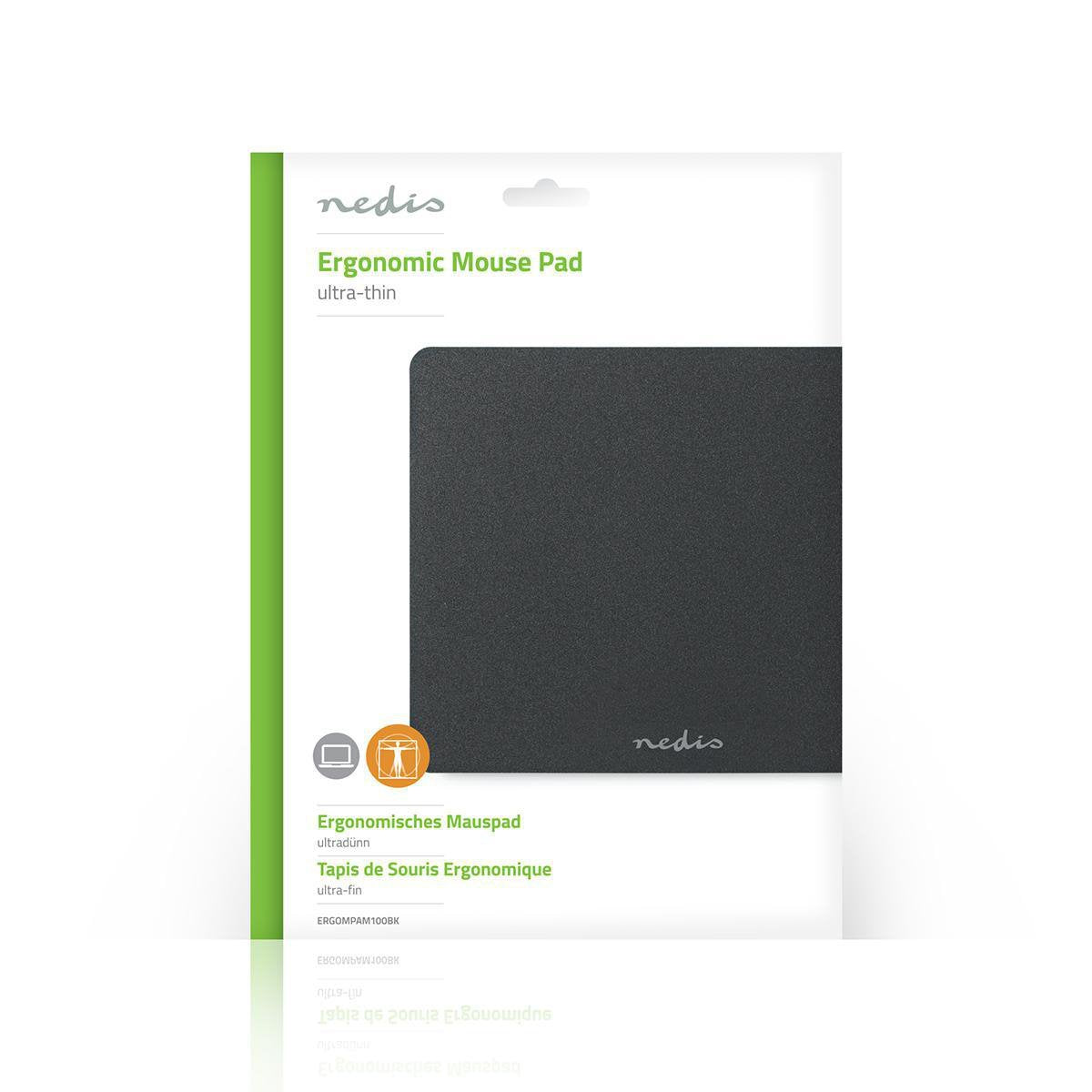 Nedis Mouse Pad, Ultradünnes Ratonpad Mit Einer Rutschfesten Unterseite
