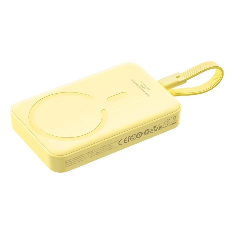EAN 6932172642808 - Baseus MAGSAFE MINI TYPE-C WIRELESS POWERBANK 10.000 MAH 30W-SARI batería externa Polímero de litio 10000 imagen 3