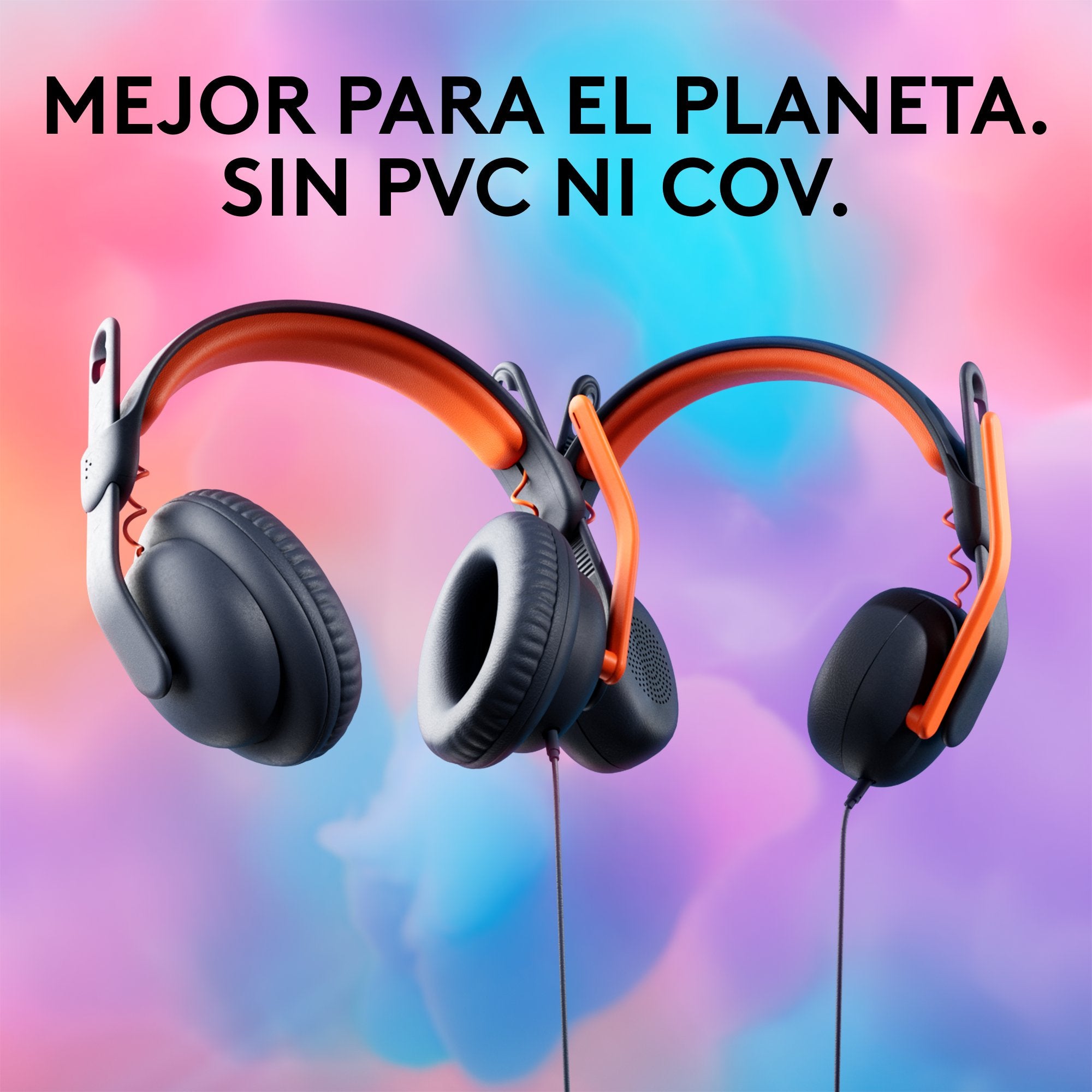 EAN 0097855190703 - Logitech Zone Learn Auriculares Alámbrico Diadema Educación USB Tipo C Azul, Naranja imagen 12