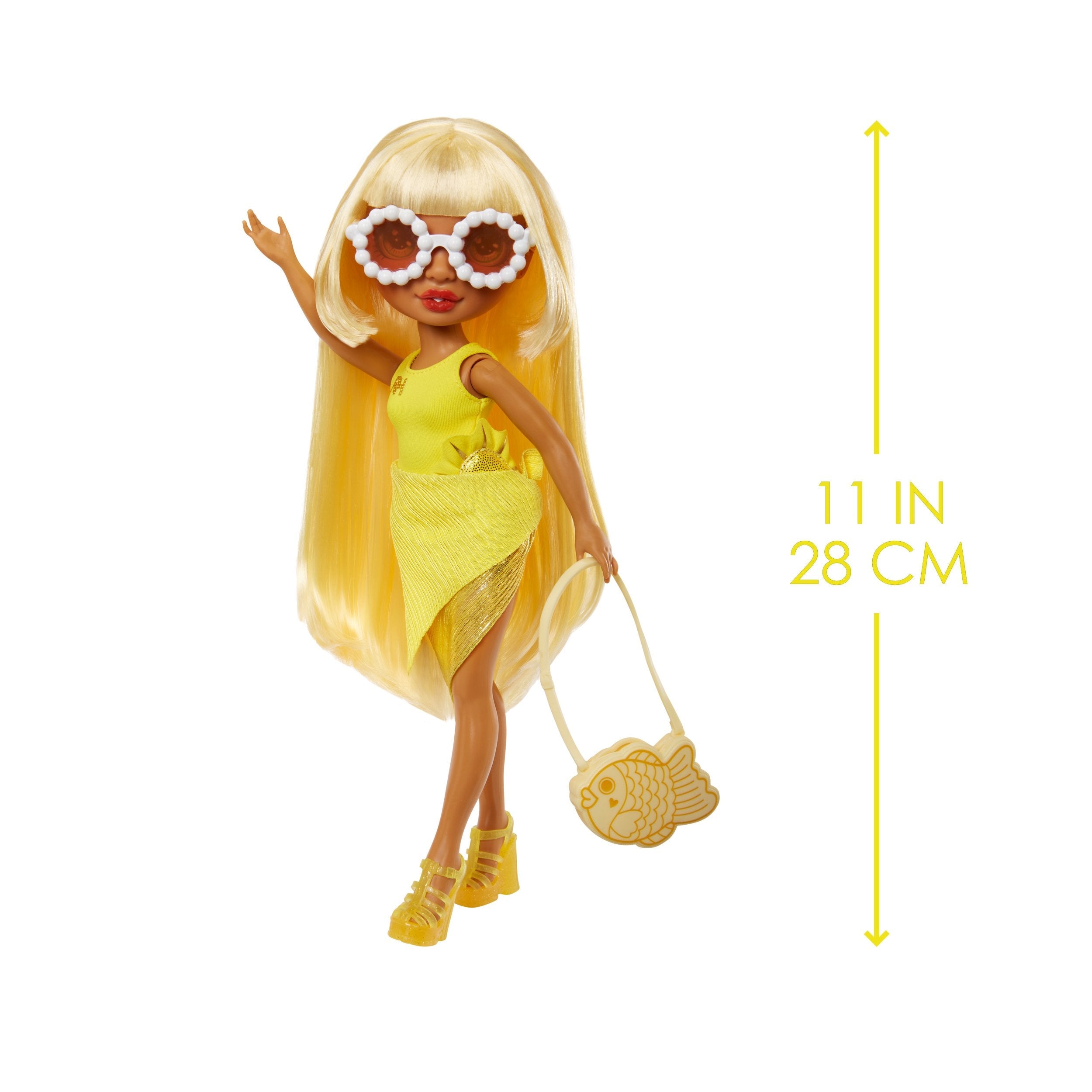 Muñeca  Mga Entertainment Rainbow High Swim & Style - Sunny (Yellow) 507284-Euc