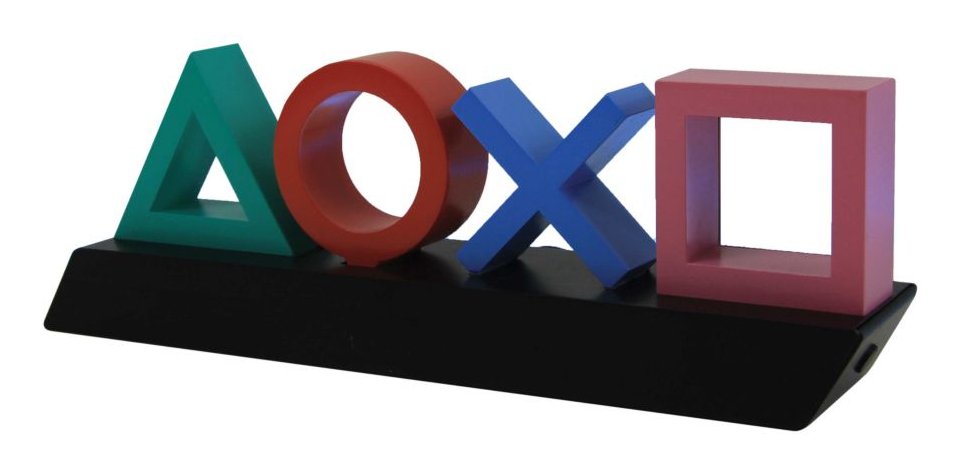 Lámpara Decorativa Paladone Playstation Icons 3 Modos De Iluminación 3*Aaa Salida Usb