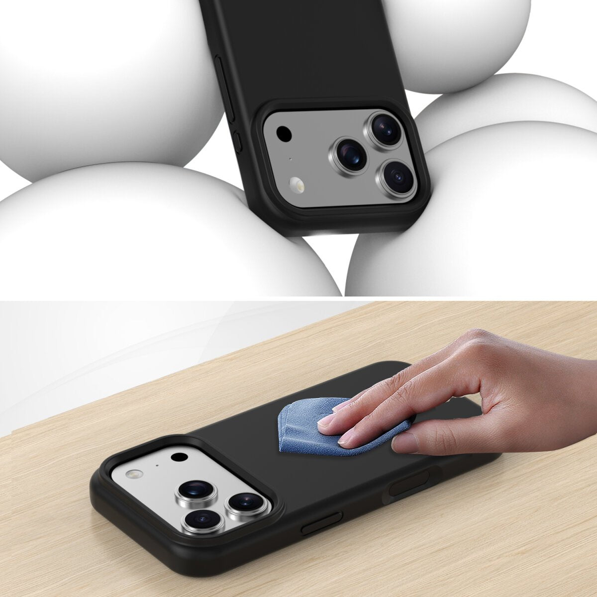 4smarts Funda De Silicona Cupertino Para Apple Iphone 17 Pro Max Magsafe-Kompatibel