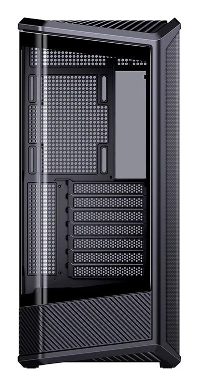 Jonsbo D400 Pc-Gehäuse, Midi Tower, Atx, Tempered Glass - Schwarz