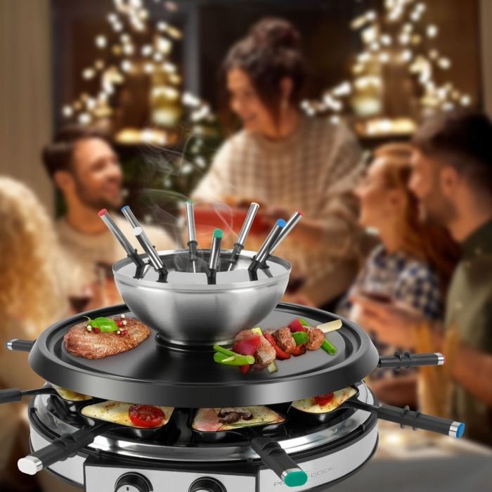 Proficook  2in1 Raclette Grill & Fondueset Pc Rg/Fd 1245 501245