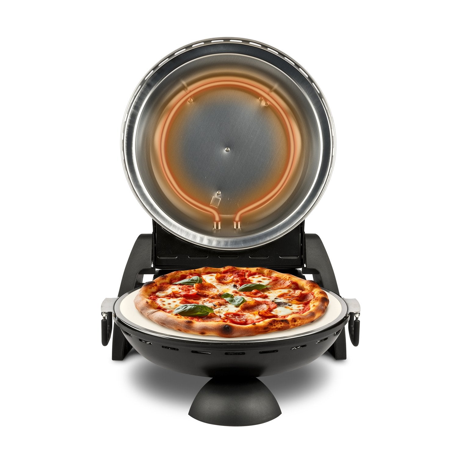 EAN 8055176401139 - G3 Ferrari Delizia fabricante de pizza y hornos 1 Pizza(s) 1200 W Negro imagen 2