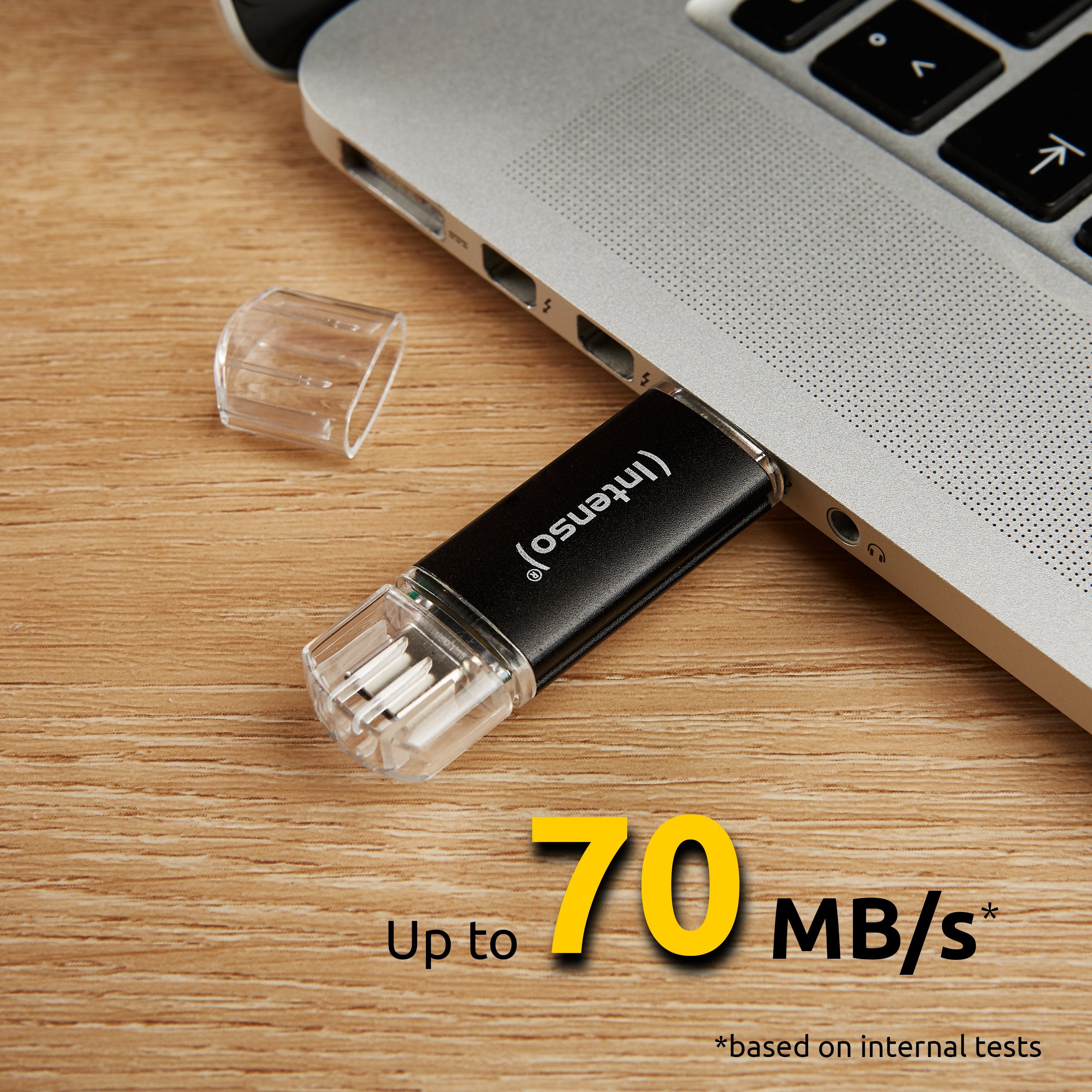 EAN 4034303031269 - Intenso Twist Line unidad flash USB 64 GB USB Type-A / USB Type-C 3.2 Gen 1 (3.1 Gen 1) Antracita imagen 5