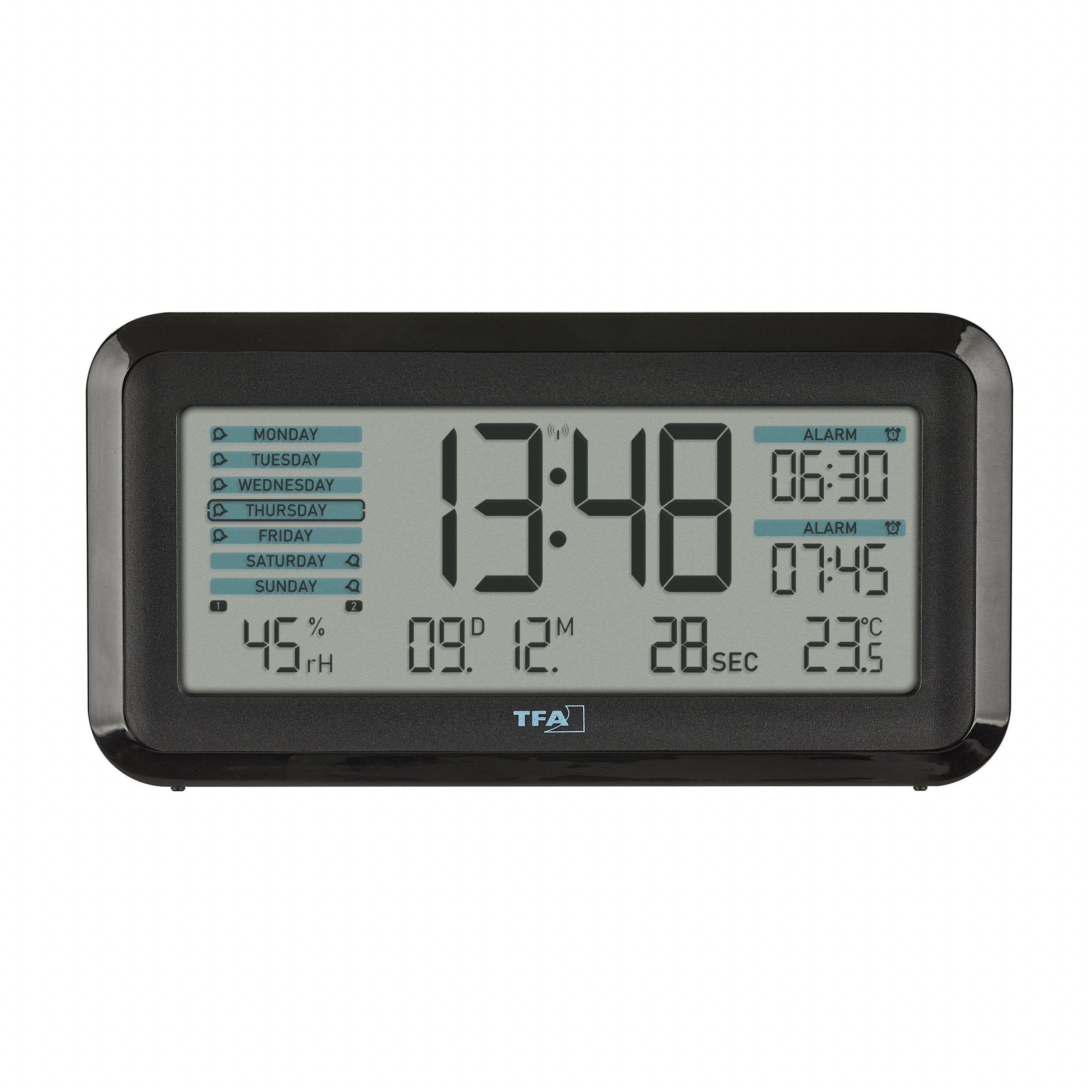 Despertador Digital Tfa 60.2562.01 Radio Despertador Digital C. Habitación Clima Boxx2