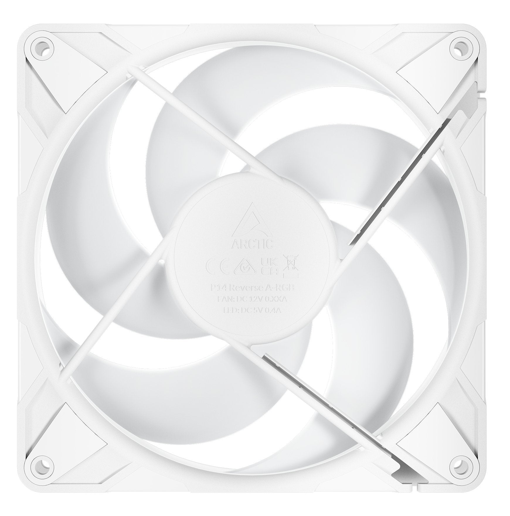 EAN 4895265000782 - ARCTIC Freezer P14 Pro Reverse A-RGB (White) - 3 Pack Carcasa del ordenador Ventilador 14 cm Blanco 3 pie imagen 5