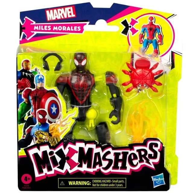 Figura Miles Morales Mix Mashers Marvel 12cm