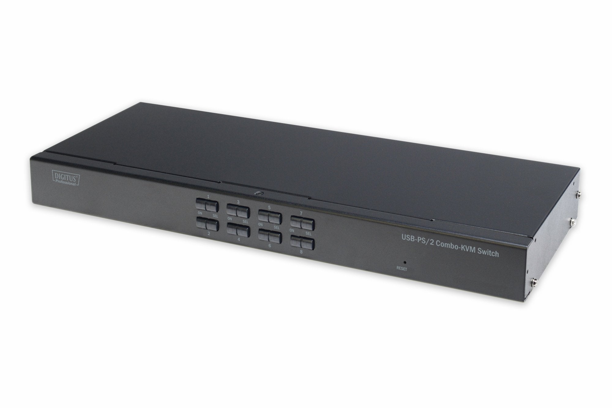 Kvm Digitus Conmutador 8 Puertos 1 Usuario 8 Pc 1 Modulo Pc