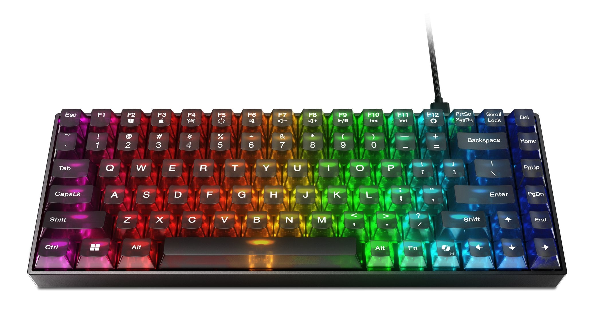 EAN 0195892102496 - Lenovo Legion K510 Mini Pro teclado Juego USB Inglés de EE. UU. Negro, Transparente imagen 1