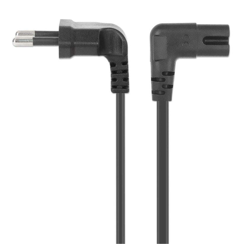 Manhattan Cable De Alimentacion C7 A Eu Cce7 16 90 Grad Gewinkelt 2m