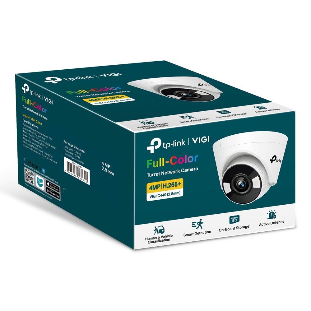 Cámara Tp-Link Vigi C450 Almohadilla  De Seguridad Ip Interior 2880 X 1620 Pixeles Techo