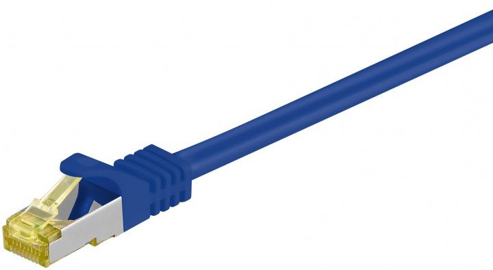 Latiguillo Cat 7, S/Ftp, 15.00 M, Azul, Lszh Goobay