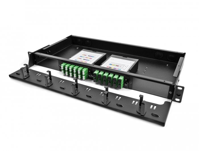 Delock De 19 "Lwl Hd (Alta Densidad) Panel De Parche 1 He Negro, Para Casetes Hd O Paneles Adaptadores Lwl 66924