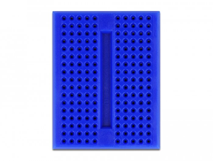Experimentier-Mini Steckbrett 170 Kontakte Blau