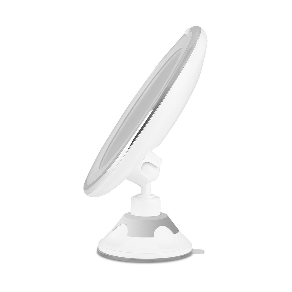 Espejo Cosmético De Pared Con Luz Orbegozo Esp 1010 Ø17cm