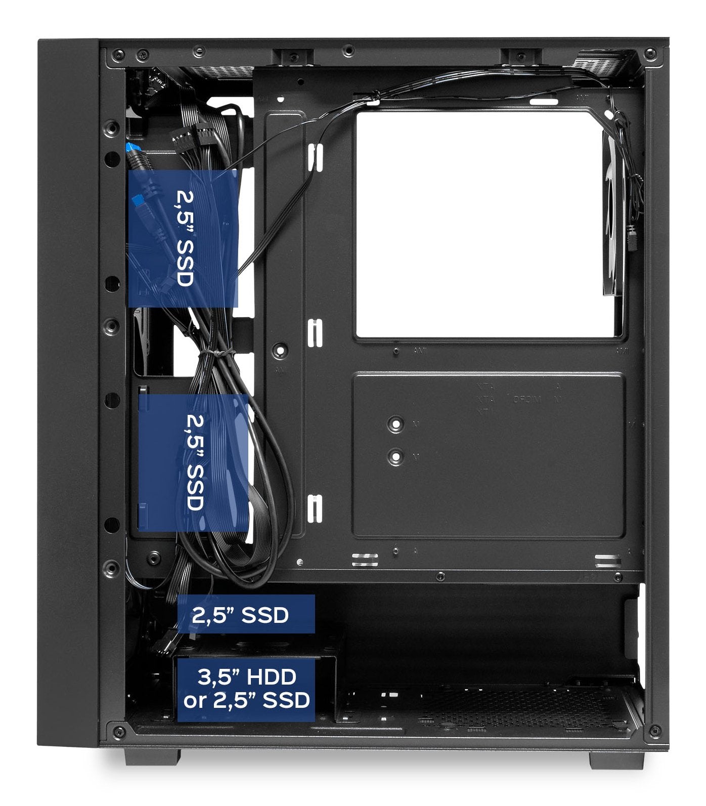 Unykach Revelat Mesh Compact Edition Caja Atx, Micro Atx, Itx - Lateral De Vidrio Templado - 3.5", 2.5" - Usb-A 2.0,