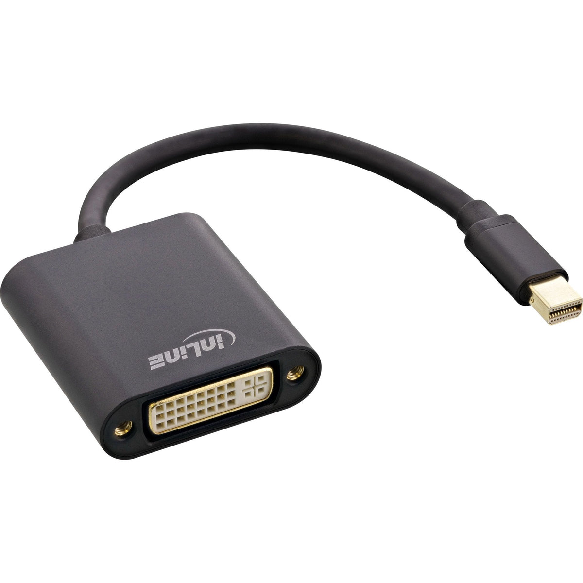 Adaptador Inline Mini Displayport Macho A Dvi-D 24+1 Hembra Negro 0,15m