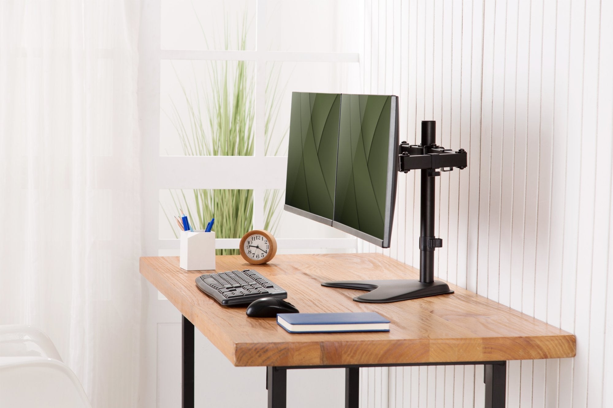 Digitus Soporte De Monitor Universal Dual 15'/32' Vesa 100x100 Máx 8kg Da-90401
