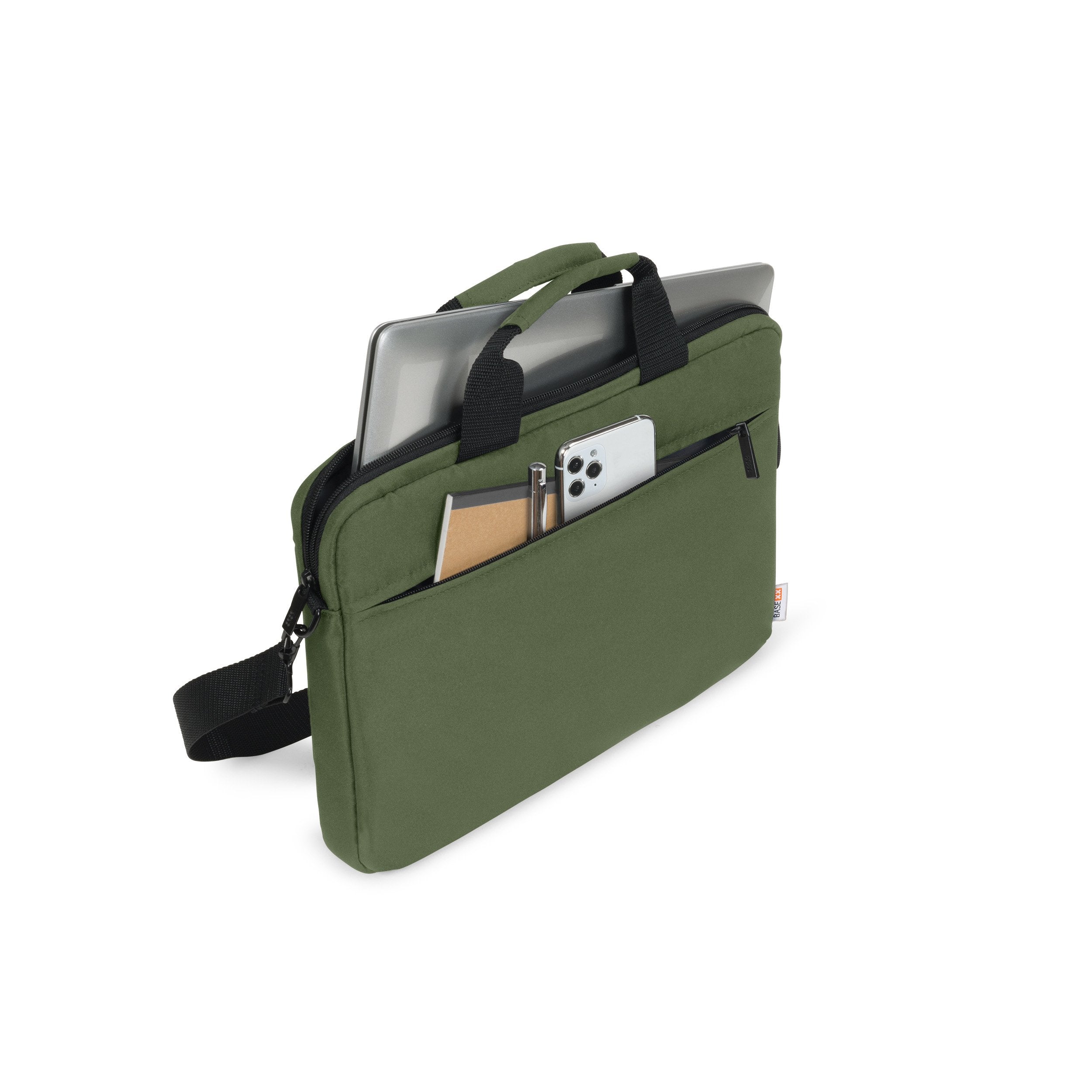 Base Xx D31959 Maletines Para Portátil 35,8 Cm (14.1") Bandolera Verde, Oliva