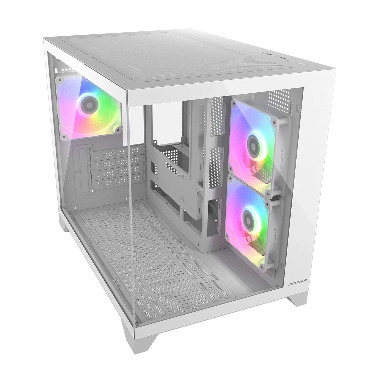 EAN 4711649770303 - COUGAR CGR-2QA6W-RGB Mini Tower Blanco imagen 2
