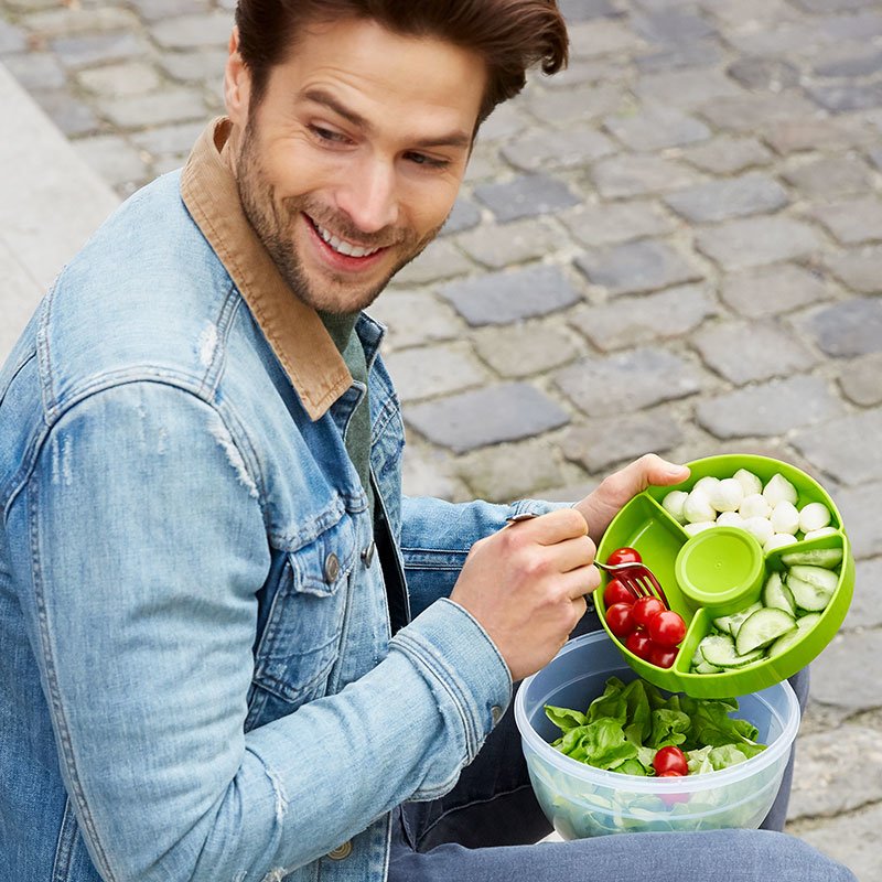 Fiambrera Emsa Ensaladera Clip & Go Xl 2,6 Litros, N1071300