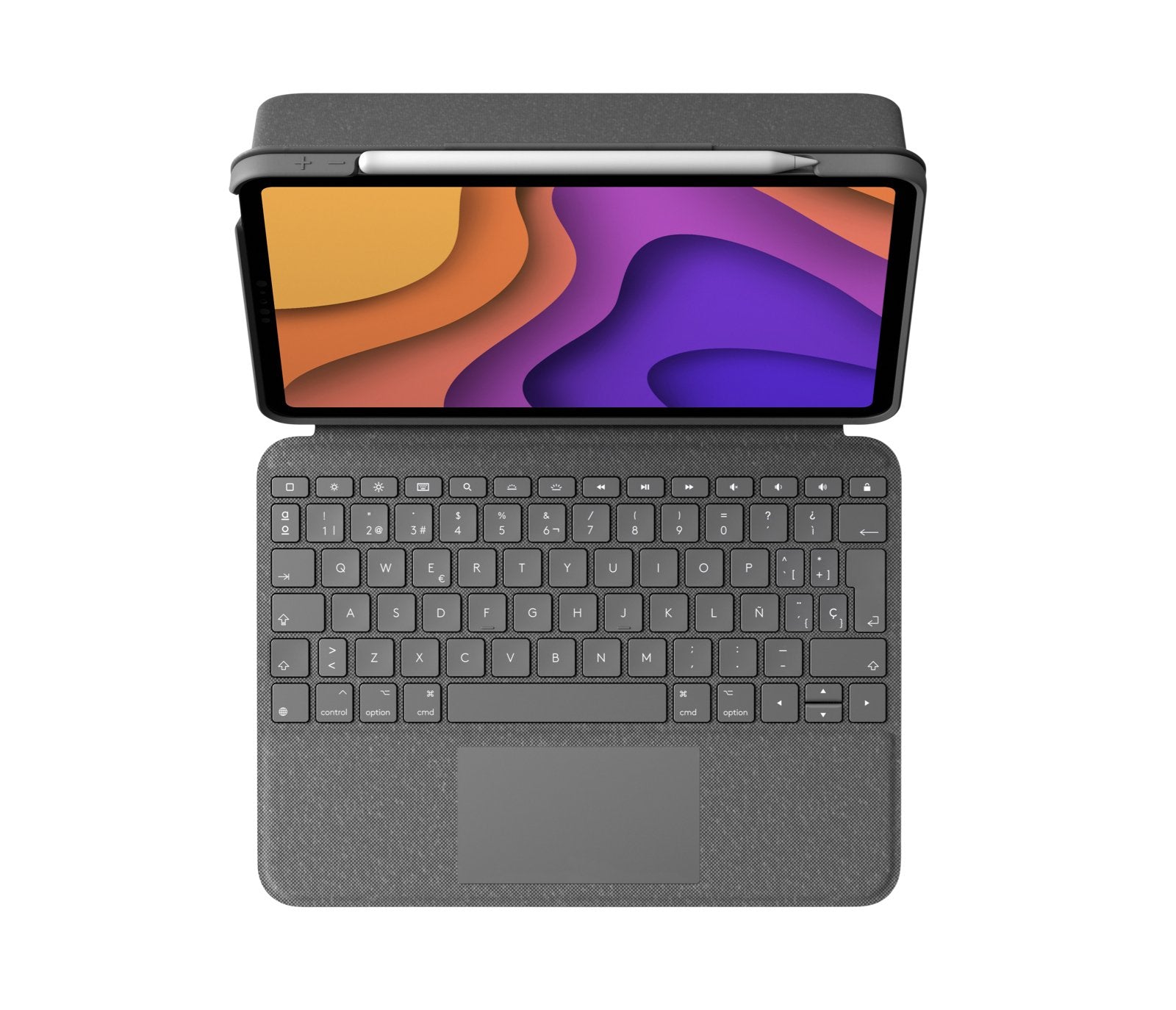 EAN 5099206093515 - Logitech Folio Touch QWERTY Español Smart Connector Gris imagen 2