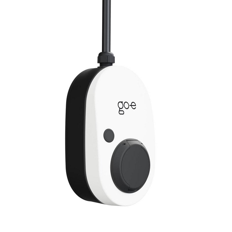 Go-E Charger Gemini, 22 Kw (32a Trifásico), Caja De Pared (Blanco/Negro, Sin Cable) Ch-04-22-51