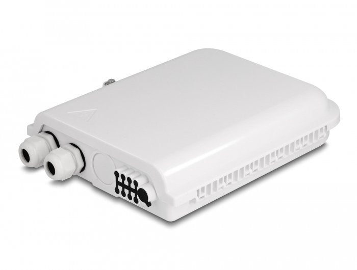 Lwl Verteilerbox Für Innen- Und Aussenbereich Ip65 Wasserfest Abschliessbar 8 Port Weiss