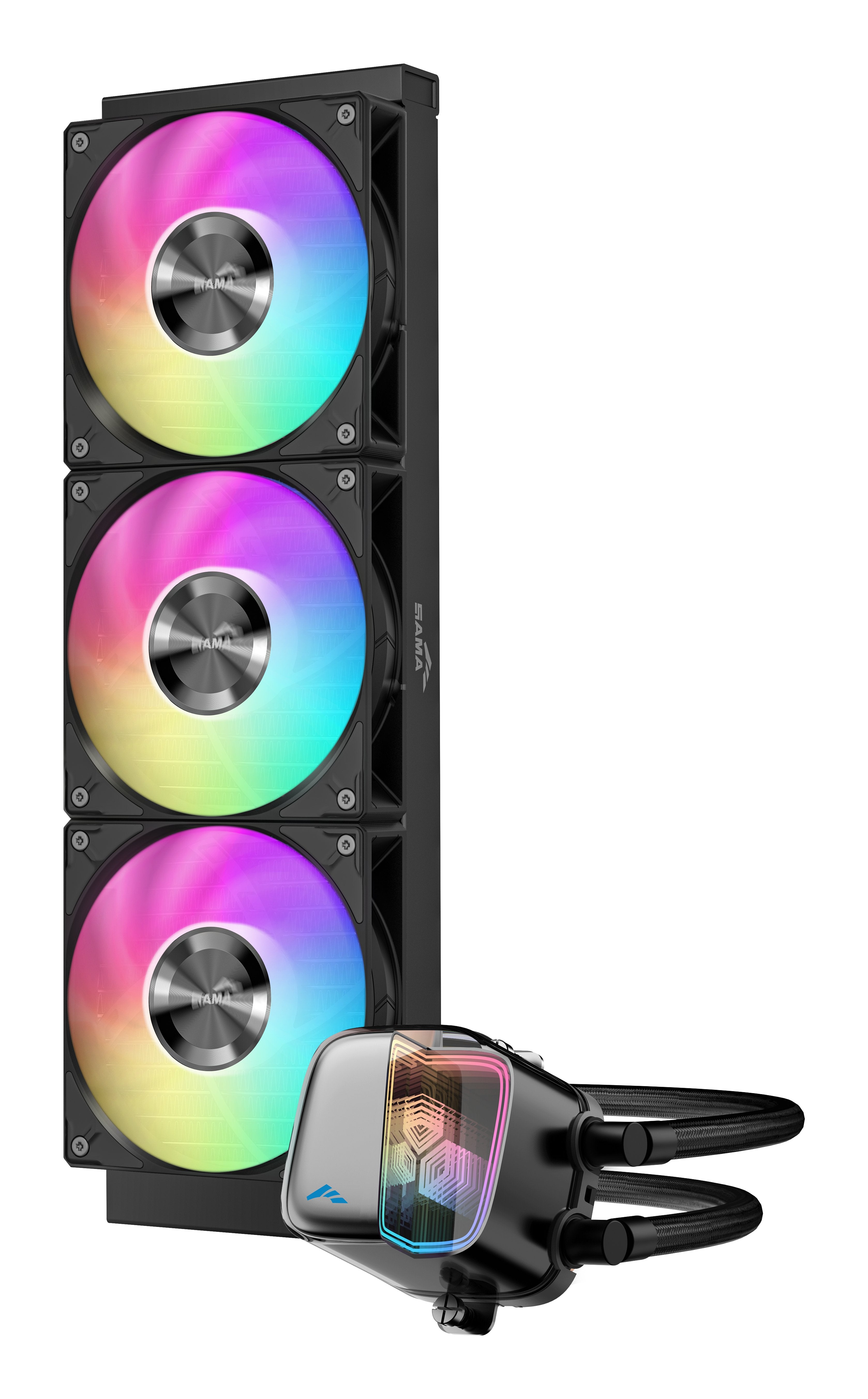 Sama L70 360 Wasserkã¼hlung Argb Infinity Mirror Black Retail