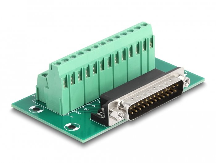 D-Sub 25 Pin Stecker Zu Terminalblock Für Hutschiene