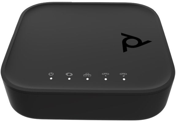 Poly Ata 402 Adaptador Para Teléfono Voip Con Open Sip 100mb Lan Replaces Poly Sku 2200-87950-125