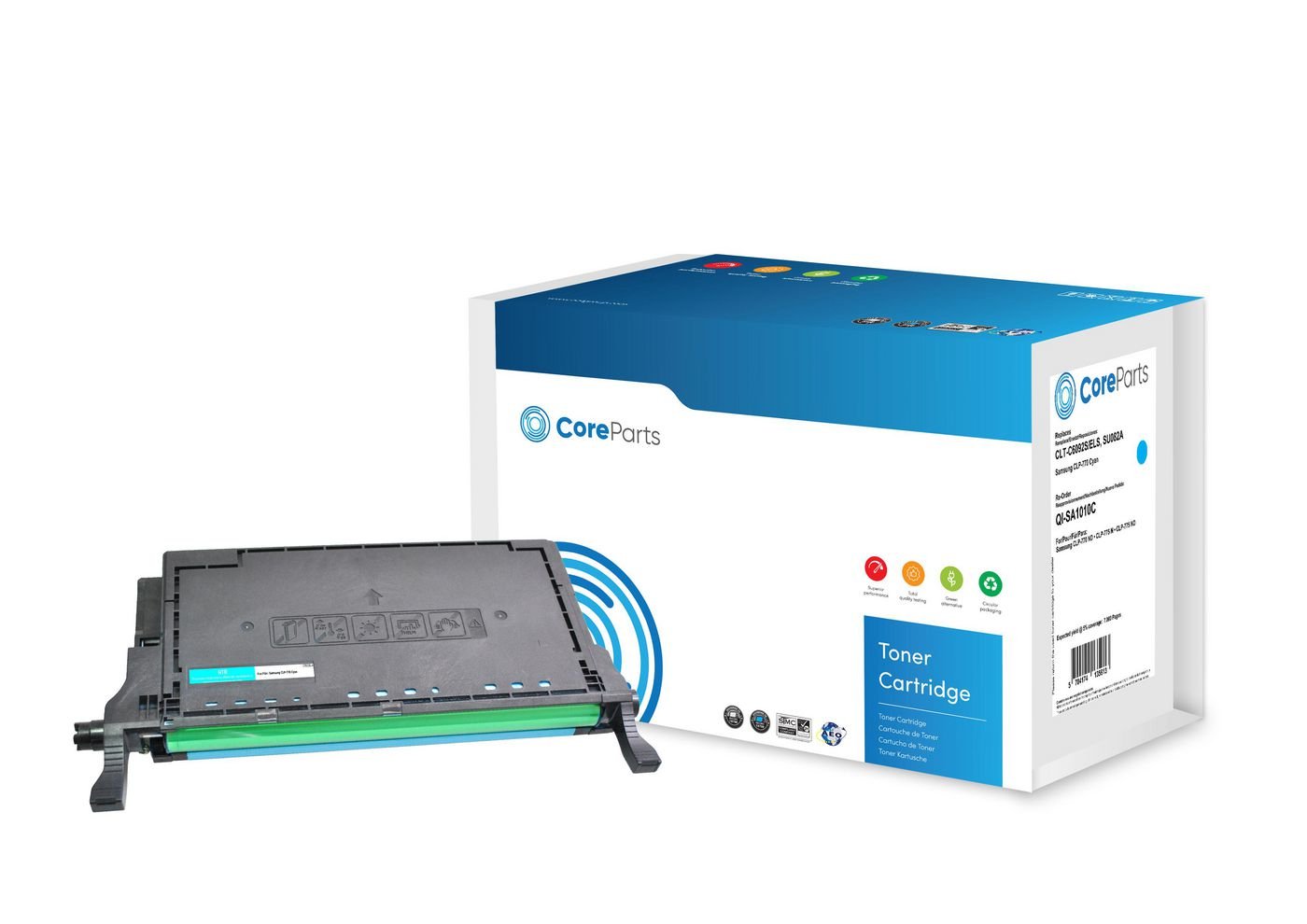 EAN 5704174135913 - CoreParts QI-SA1010C cartucho de tóner 1 pieza(s) Original Cian imagen 1