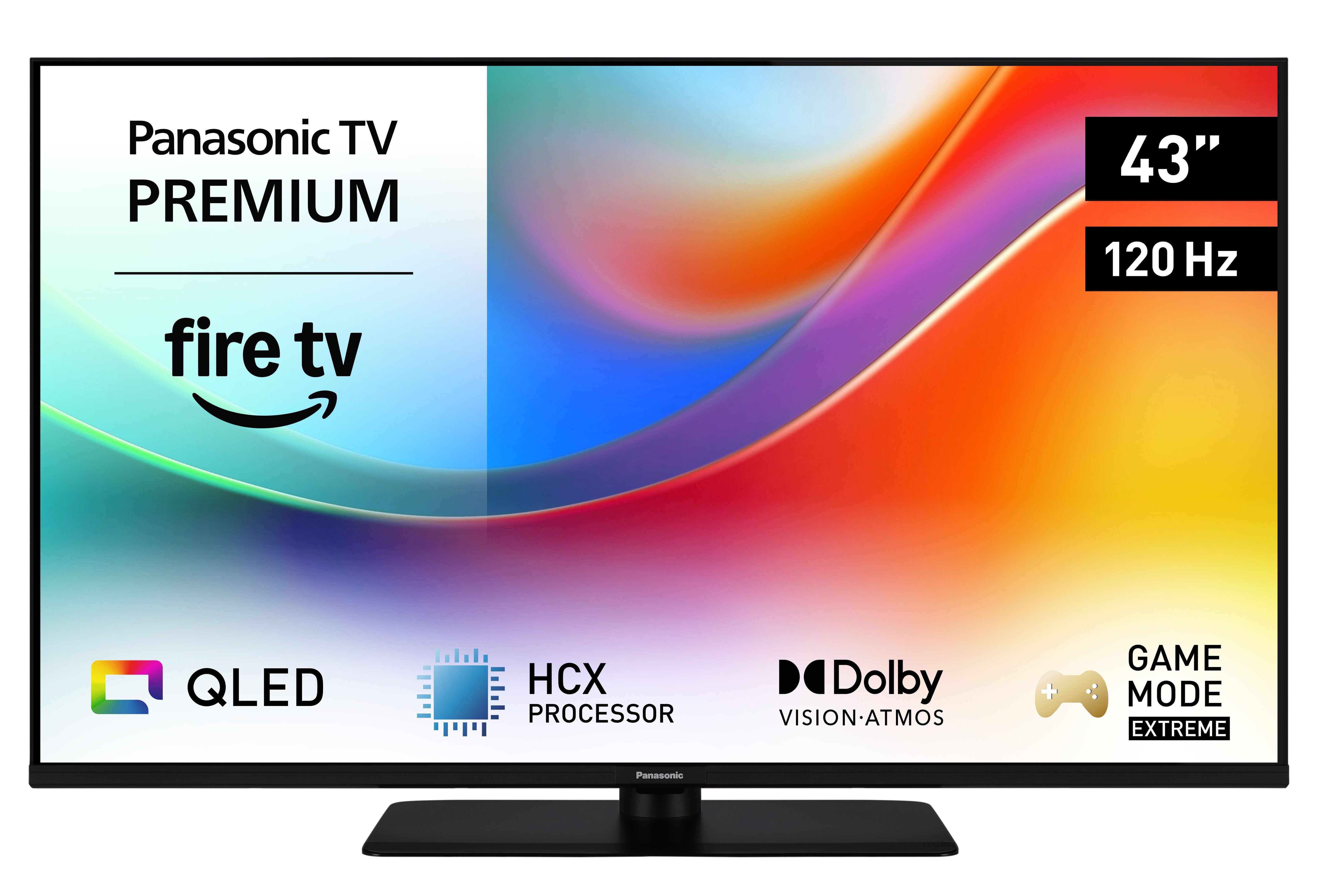 109,2cm 43" (3840x2160) Panasonic Tv-43w85b 16:9 4k Qled 120hz Fire Tv Hdr Dolby Atmos