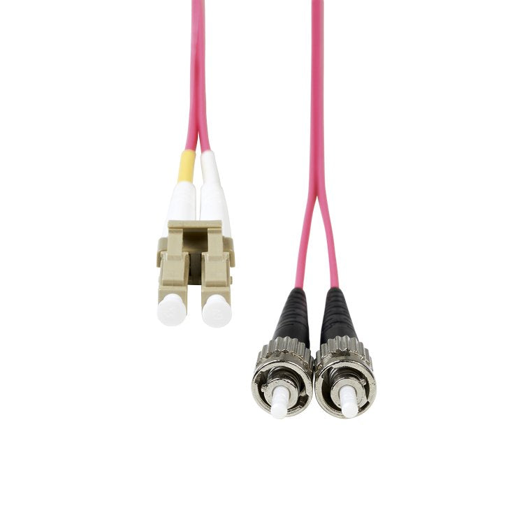 Proxtend Lc-St Upc Om4 Duplex Mm Fiber Cable 3m