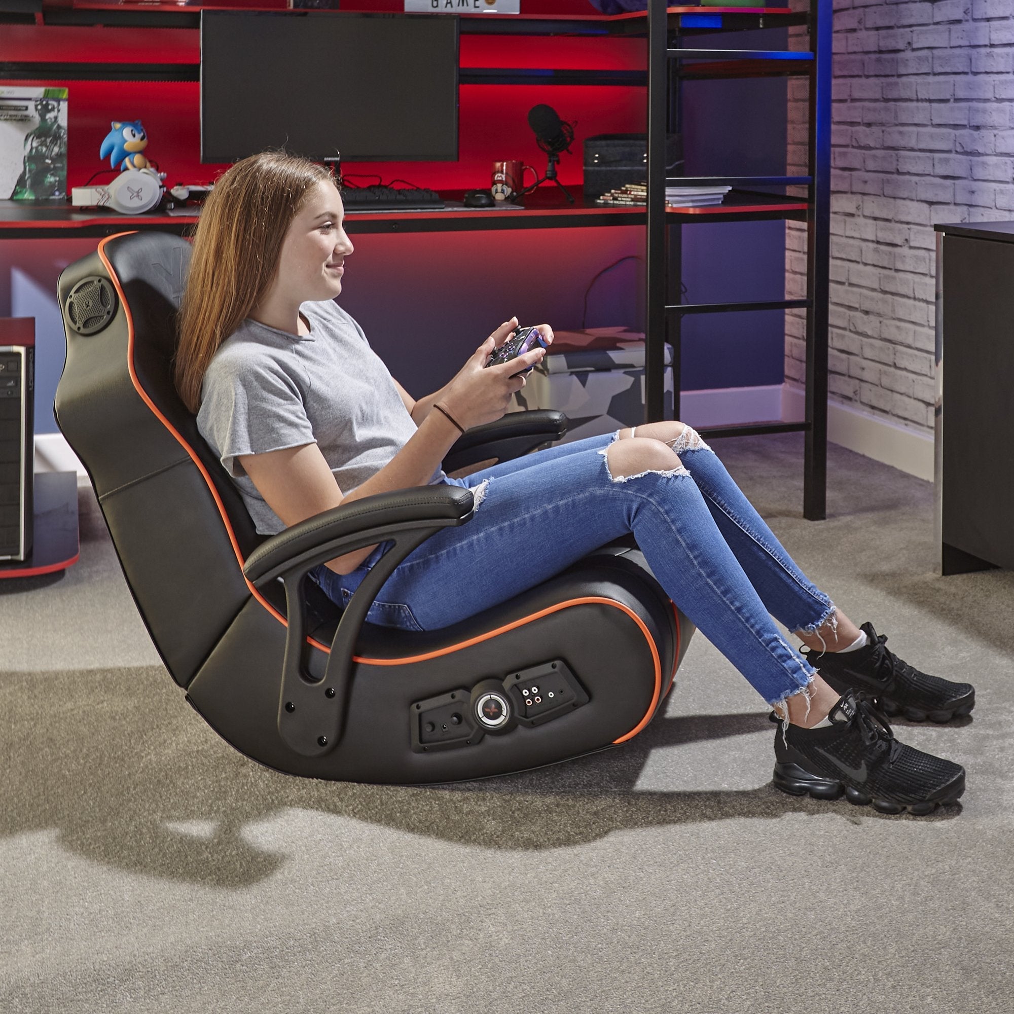EAN 94338200027 - X Rocker G-Force Silla gaming Negro, Naranja imagen 8