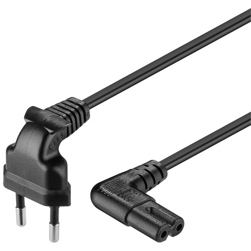 Premiumcord Kabel Sítový 230v K Magnetofonu Se Zahnutými Konektory 5m