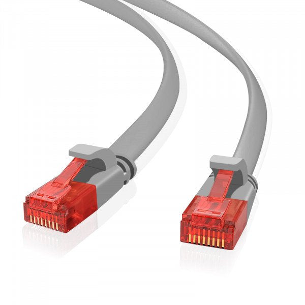 Helos Ultraplano Cable De Red U/Utp Cat 6 Gris 20,0m