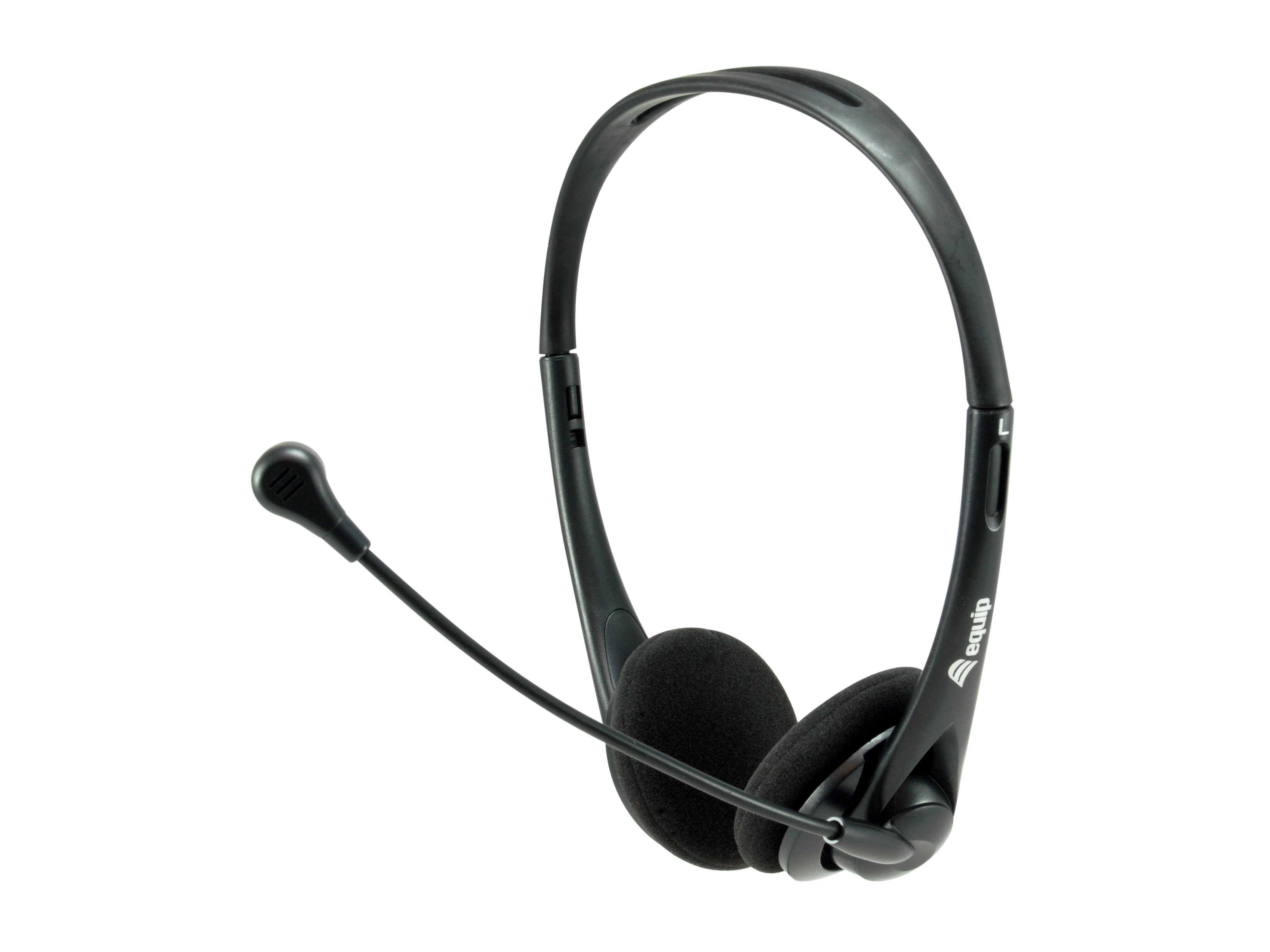 Equip Auriculares Con Microfono Usb 1.8m Negro