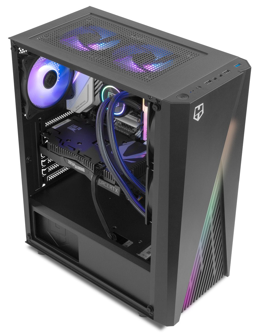 EAN 8436587972638 - NOX Hummer Frost Midi Tower Negro imagen 12