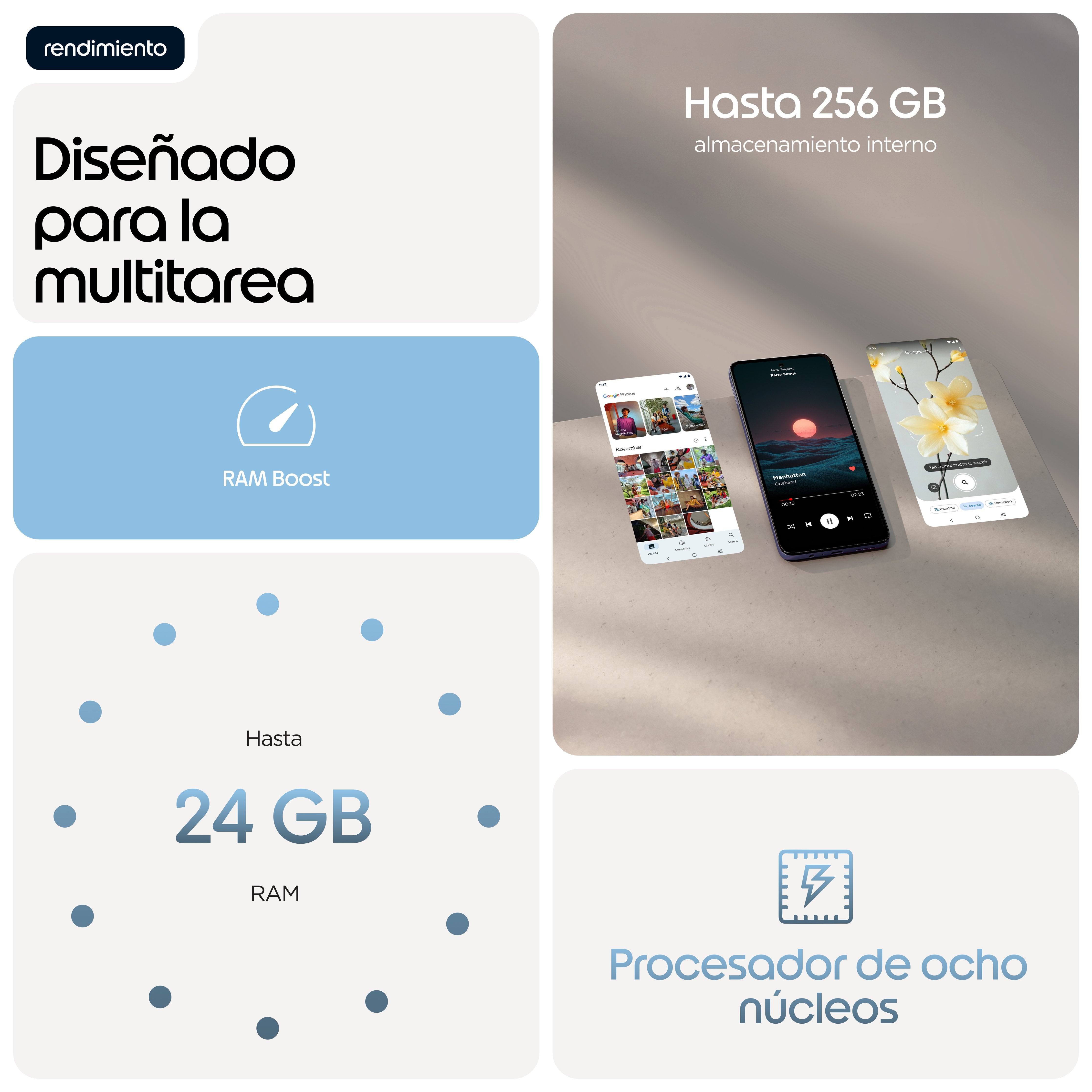 EAN 0840493624433 - Motorola moto g17 power 17,1 cm (6.72") Ranura híbrida Dual SIM Android 15 USB Tipo C 4 GB 256 GB 6000 mA imagen 8