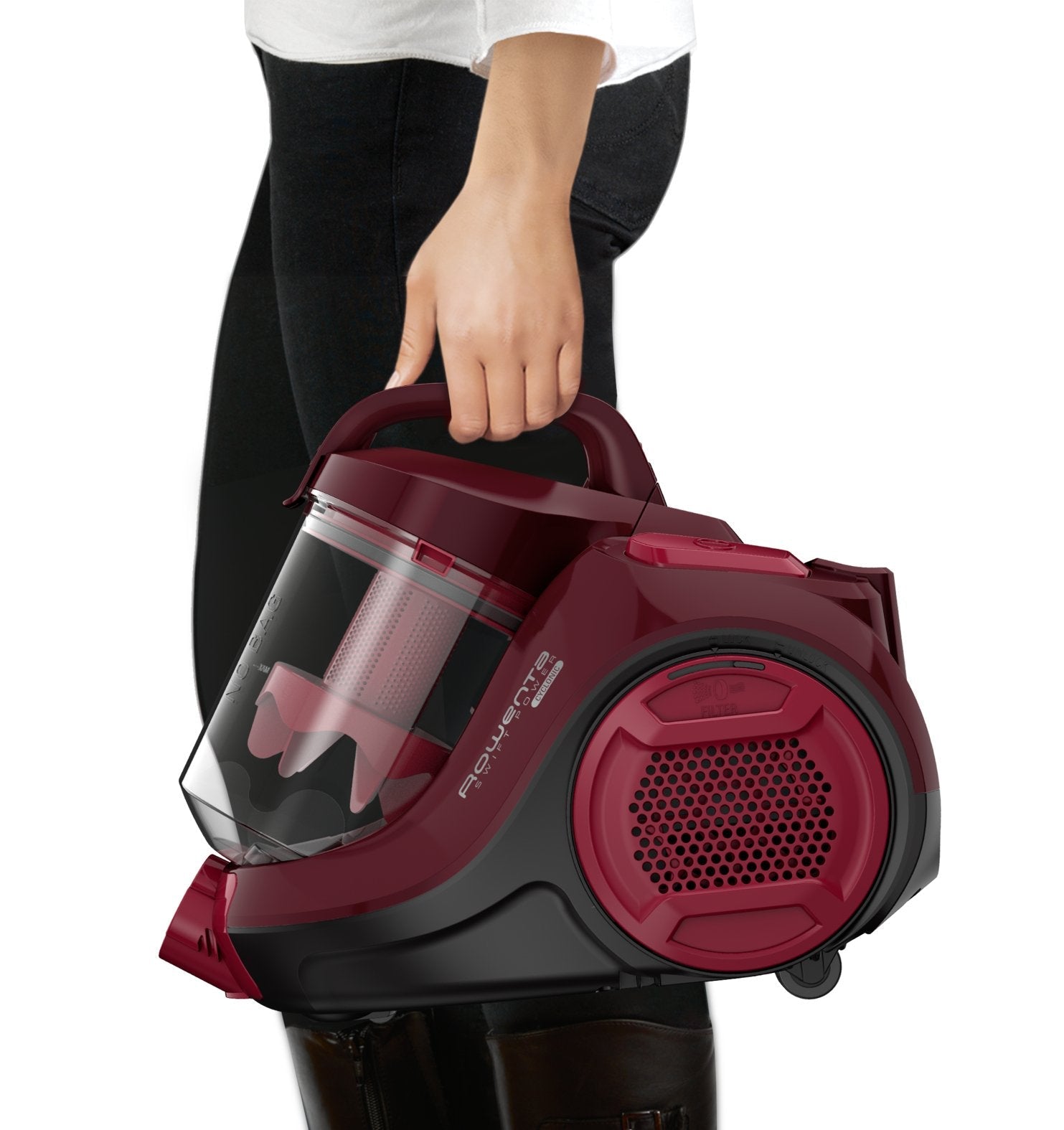 Aspiradora  Rowenta Swift Power Cyclonic - Vaccum Cleaner Dark Red