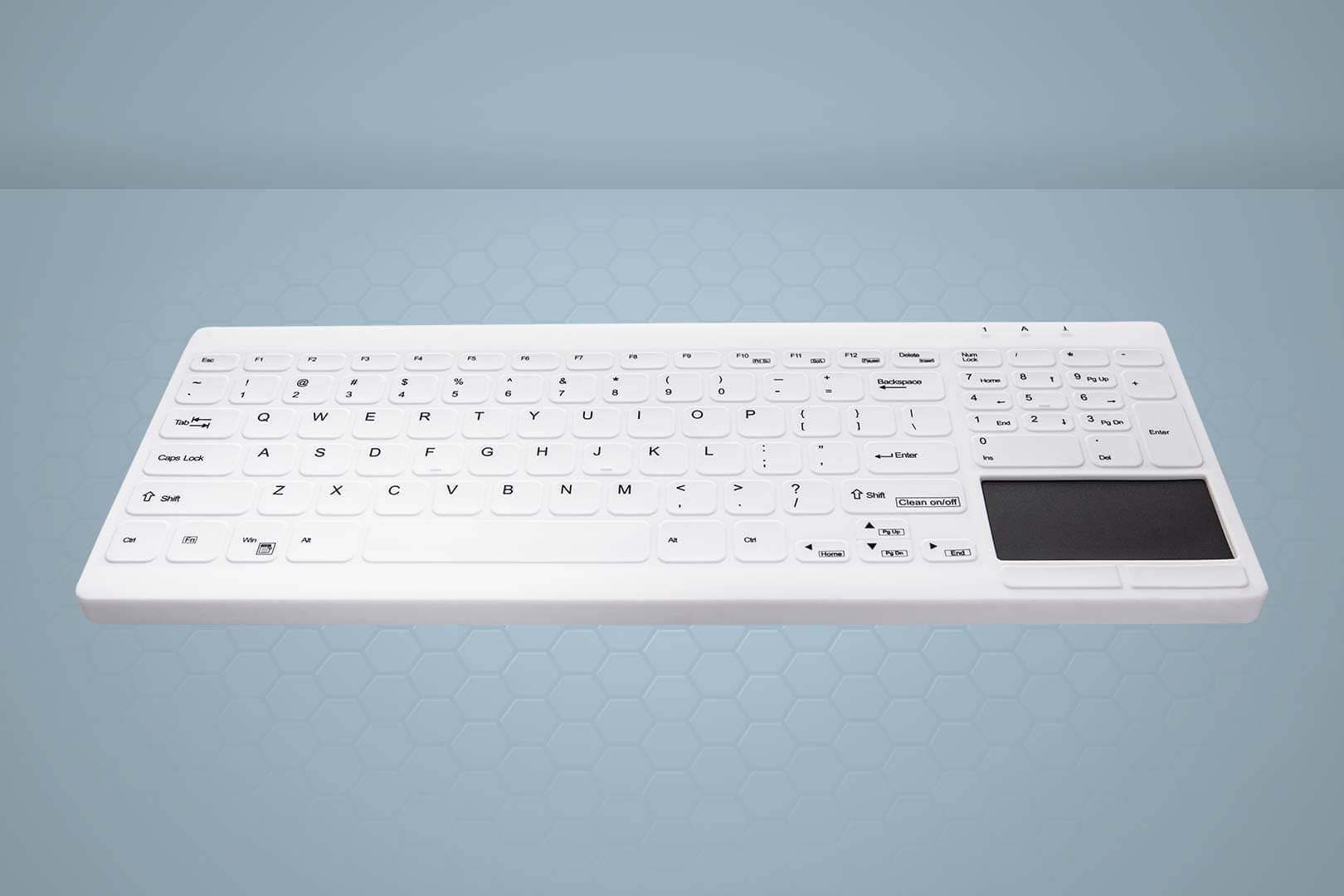 Cherry Aktive Key Hygiene Compact Ultraflat Touchpad Keyboar