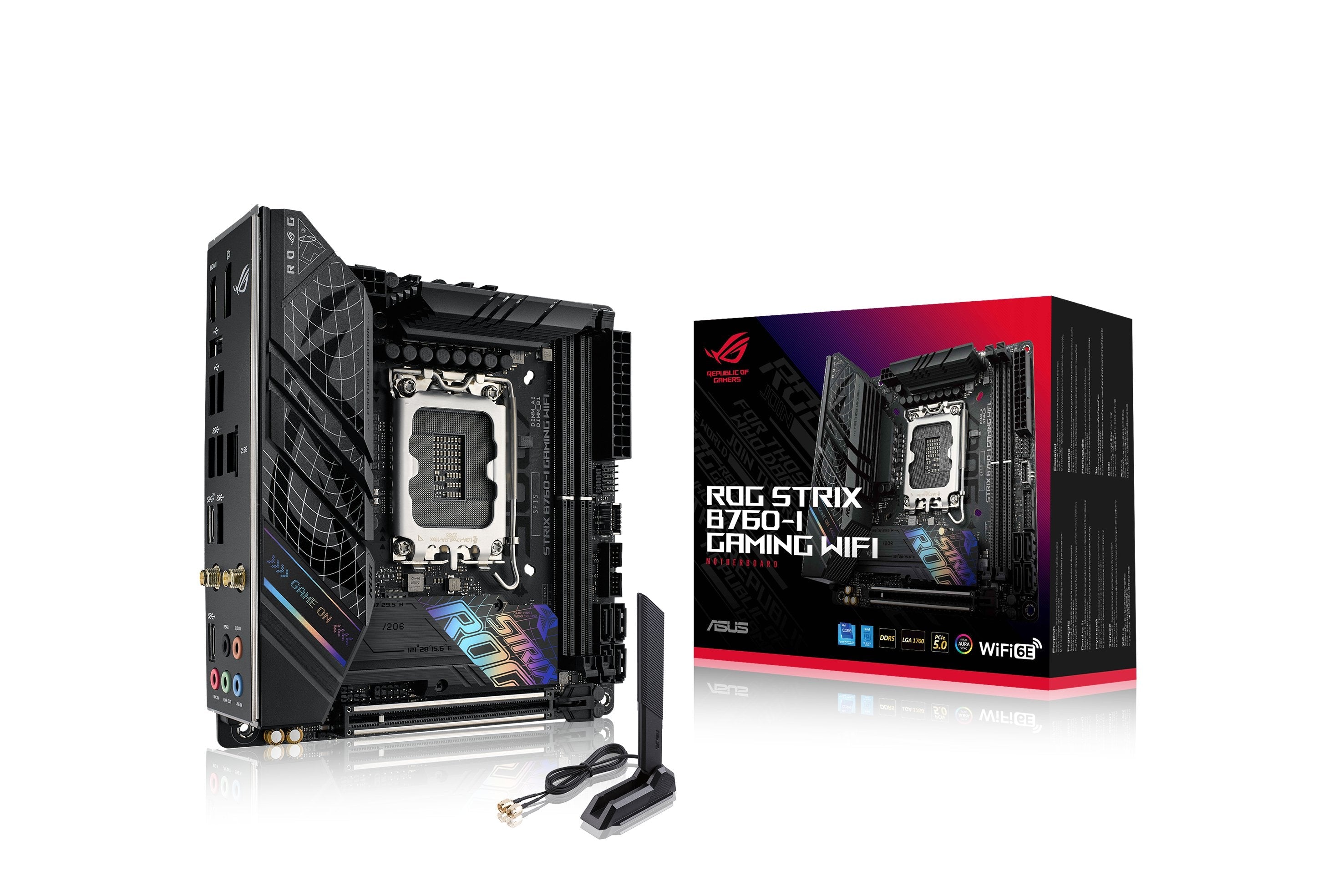 Placa Base Asus 1700 Rog Strix B760-I Gaming Wifi 90mb1d90-M0eay0